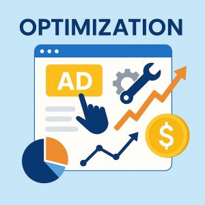 PPC ad optimization with charts and tools
